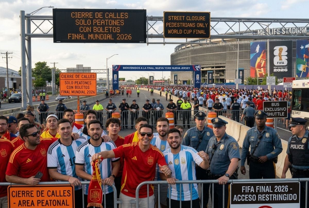 ¿Cómo moverse en Nueva York y Nueva Jersey? Los cierres y restricciones de tránsito por la final del Mundial 2026 en el MetLife Stadium