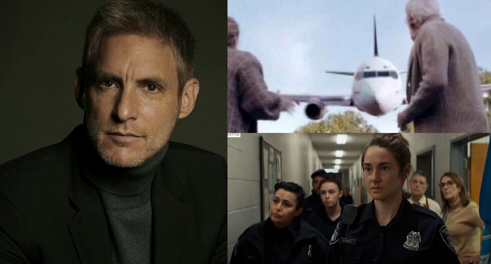 Damián Szifron, cineasta argentino. A la derecha, de arriba hacia abajo, imágenes de "Relatos salvajes" (2014) y "El misántropo" (2023), sus películas.