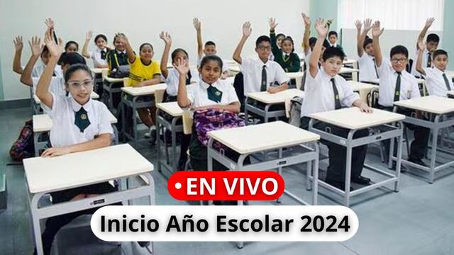 Año Escolar 2024 en Perú EN VIVO: últimas noticias sobre el retorno a clases en Lima y provincias