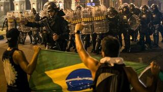Brasil: Primera pelea entre hinchas fue por bandera argentina