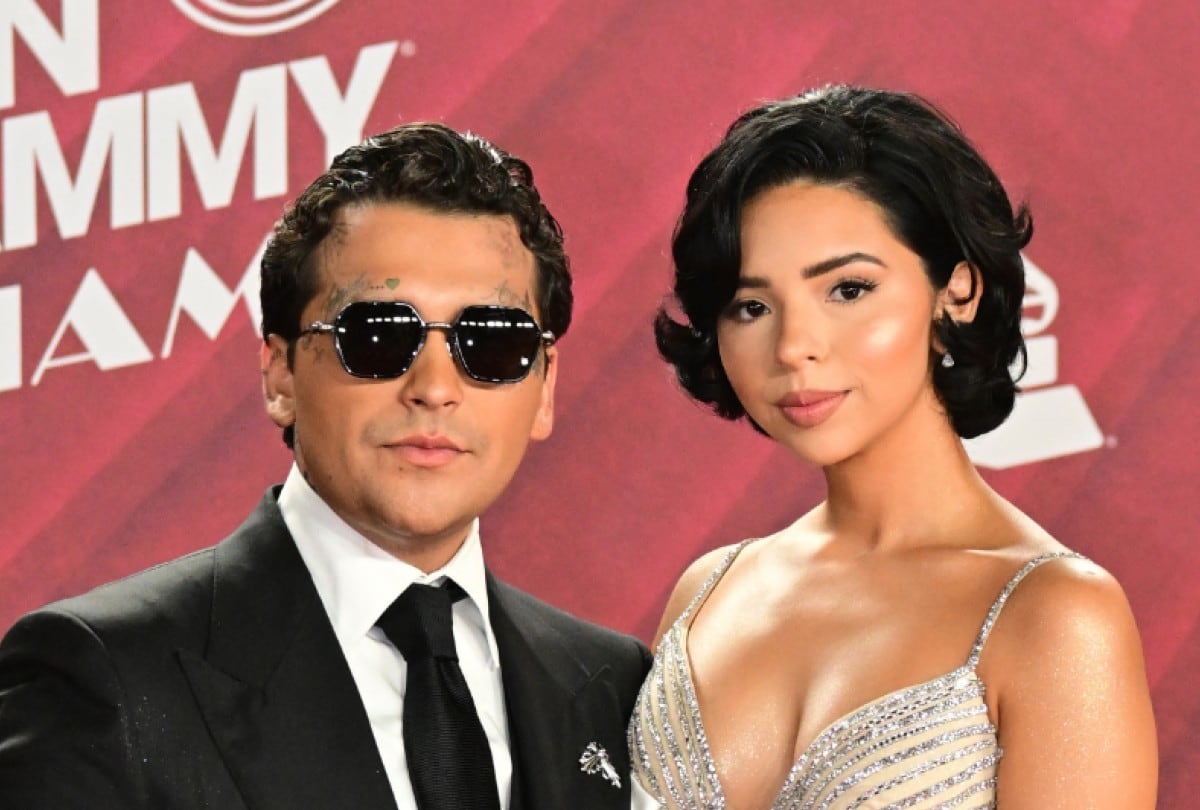 Christian Nodal y Ángela Aguilar siguen dando de qué hablar. | Crédito: Giorgio VIERA / AFP