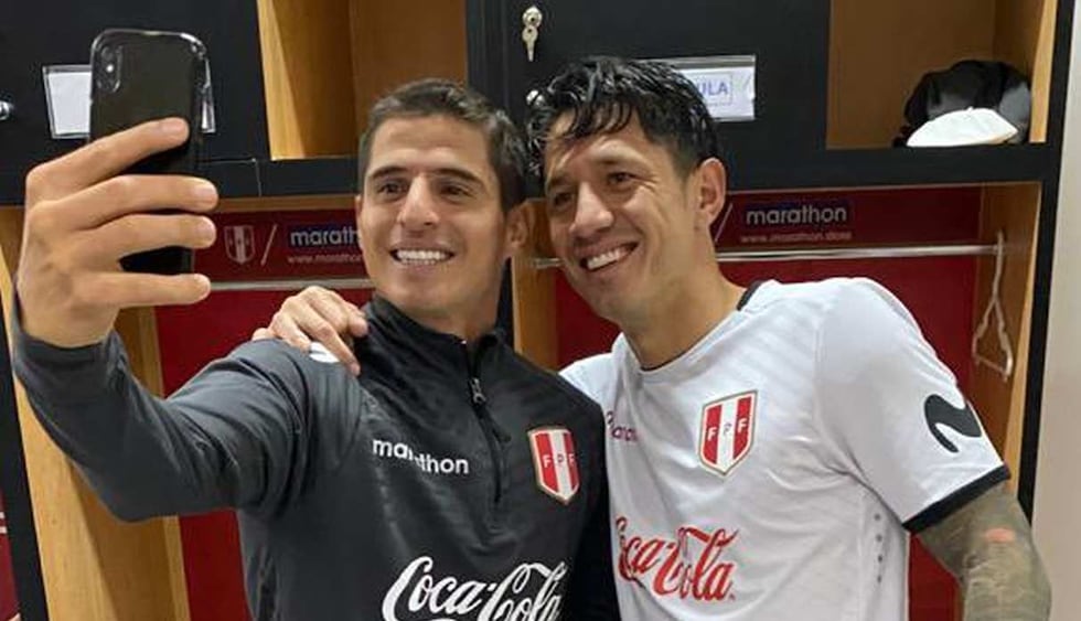 Aldo Corzo compartió una imagen con Gianluca Lapadula. (Foto: Twitter)