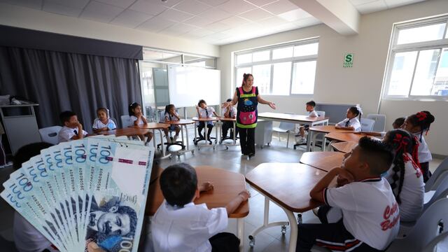 ¿Qué se sabe del bono extraordinario para profesores y auxiliares de los colegios estatales en el Perú durante el 2026?