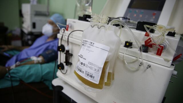 COVID-19 en Perú: Hospital Hipólito Unanue empieza ensayo clínico de plasma convaleciente con cuatro voluntarios