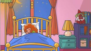 Encuentra el cepillo de dientes oculto en el dormitorio de la niña en 5 segundos