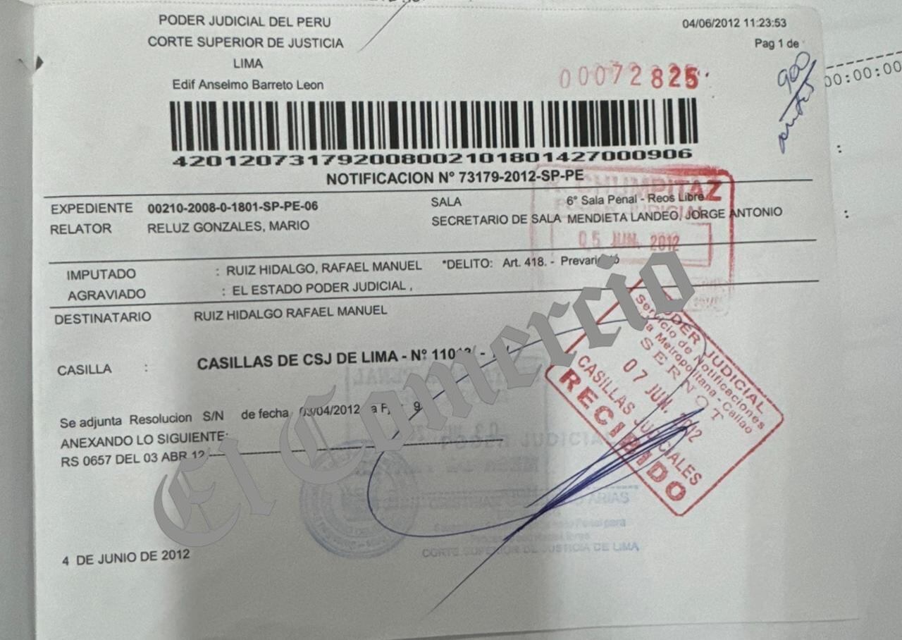 Según Iván Paredes, abogado de Rafel Ruiz Hidalgo, el delito habría prescrito y por tanto, no existió la condena.