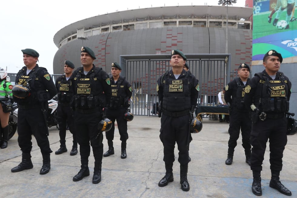 Se desplegarán 1,841 efectivos en el Estadio Nacional debido al clásico de fútbol peruano. (Foto: Referencial)