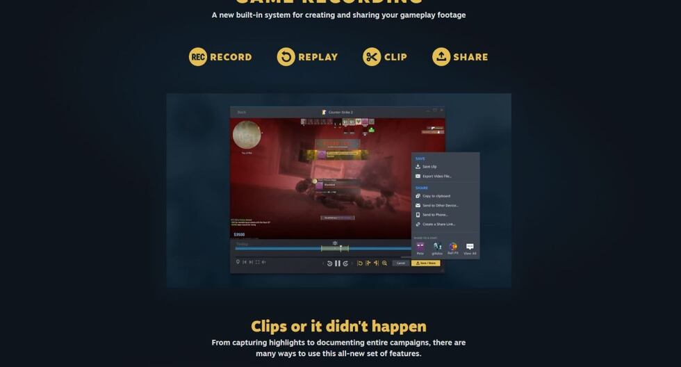 Steam will now allow you to record your games: here we show you how to activate it |  Valve |  Streaming |  Game Recording |  TECHNOLOGY