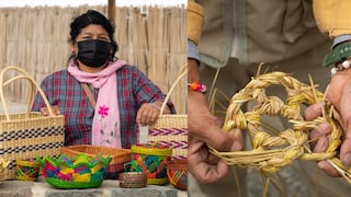 Los artesanos de Vichama que convierten el junco y la totora en estos increíbles productos