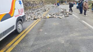 Carretera Central bloqueada: manifestantes interrumpen tránsito en el Km 140 | Morococha