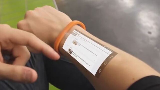LumiWatch, el smartwatch que convierte tu brazo en una pantalla táctil