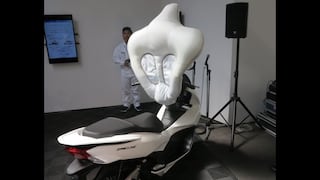 Honda presentó novedoso airbag para scooters