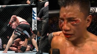 UFC: peleador recibió brutal paliza en combate estelar en China