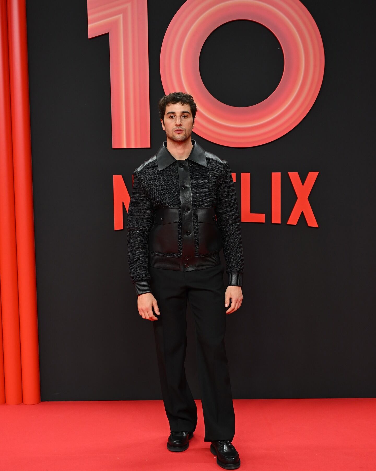 Agustín Della Corte durante el 10° aniversario de Netflix España (Foto: Agustín Della Corte / Instagram)