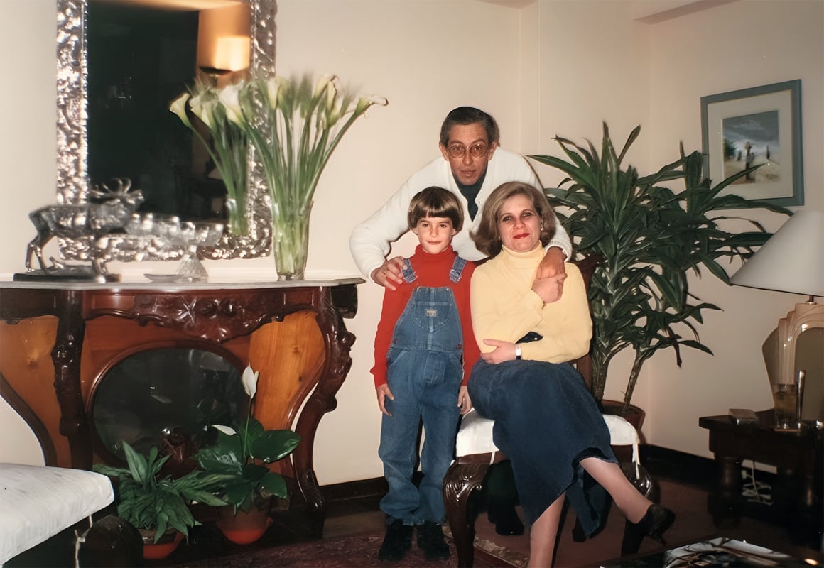 Una postal del recuerdo de Silvia Miró Quesada, junto a su esposo, Aldo Lira Melzi, y su hijo Francisco Lira.