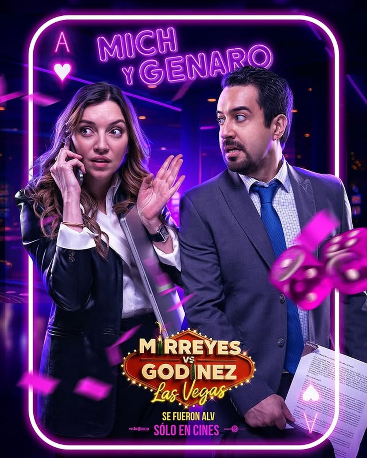 En "Mirreyes vs. Godínez: Las Vegas", nuevamente veremos enredos (Foto: Draco Films / Liam Labs / Caesars Entertainment)