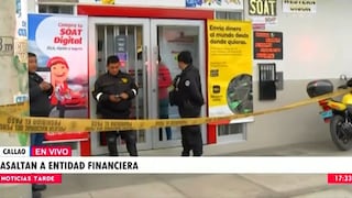San Martín de Porres: banda de delincuentes armados asalta agencia de entidad financiera