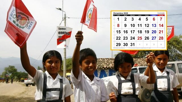 ¡Vacaciones anticipadas! Escolares disfrutarán de estos 4 días libres consecutivos en diciembre por feriado nacional