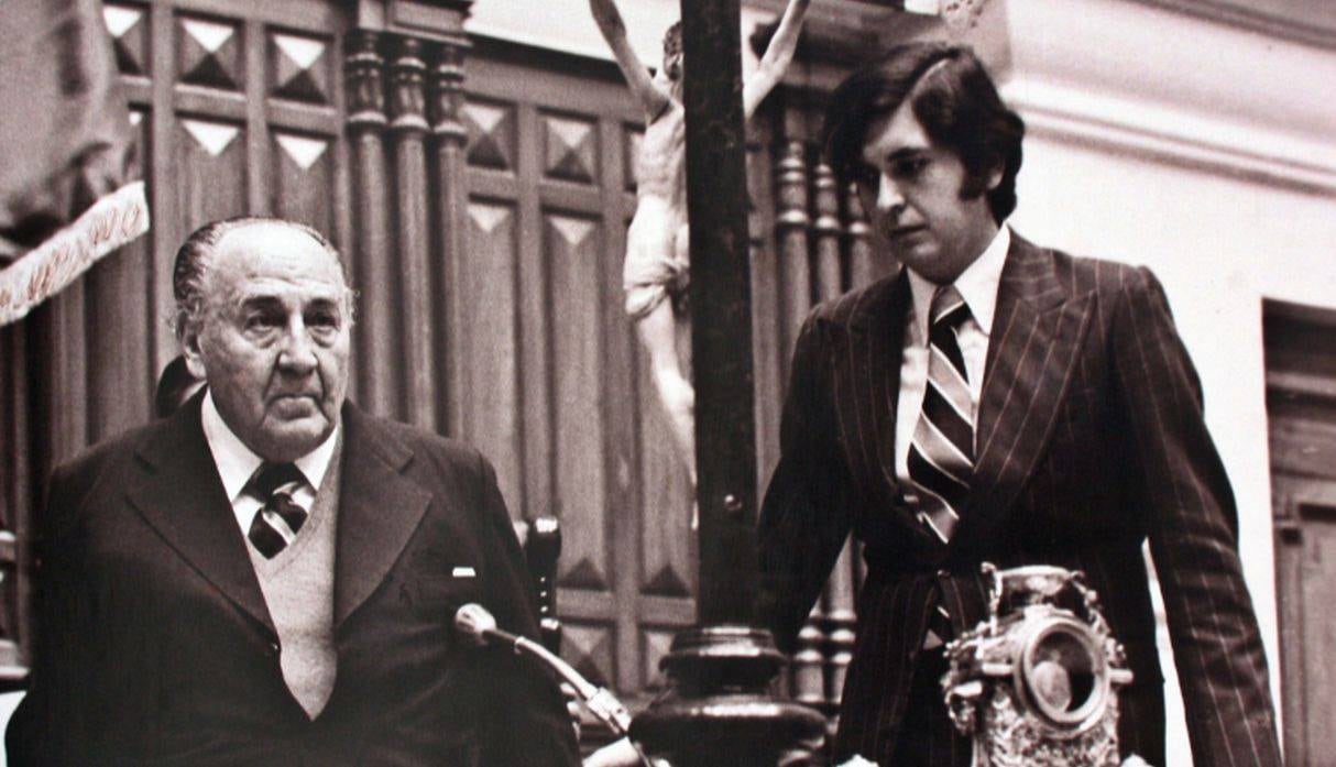 Víctor Raúl Haya de la Torre y Alan García (Foto: EFE)