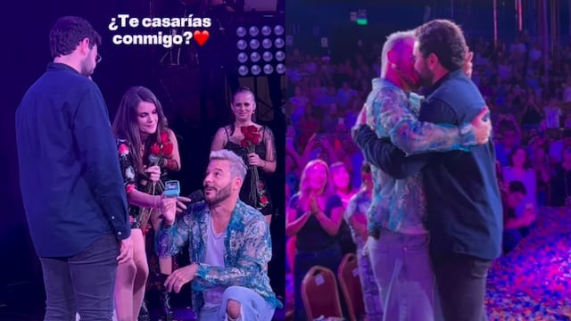 Adolfo Aguilar pide matrimonio a su pareja José Antonio Ortiz y conmueve: "Eres el correcto siempre" | Foto: Instagram (@adolfoaguilarv - captura) / Composición EC