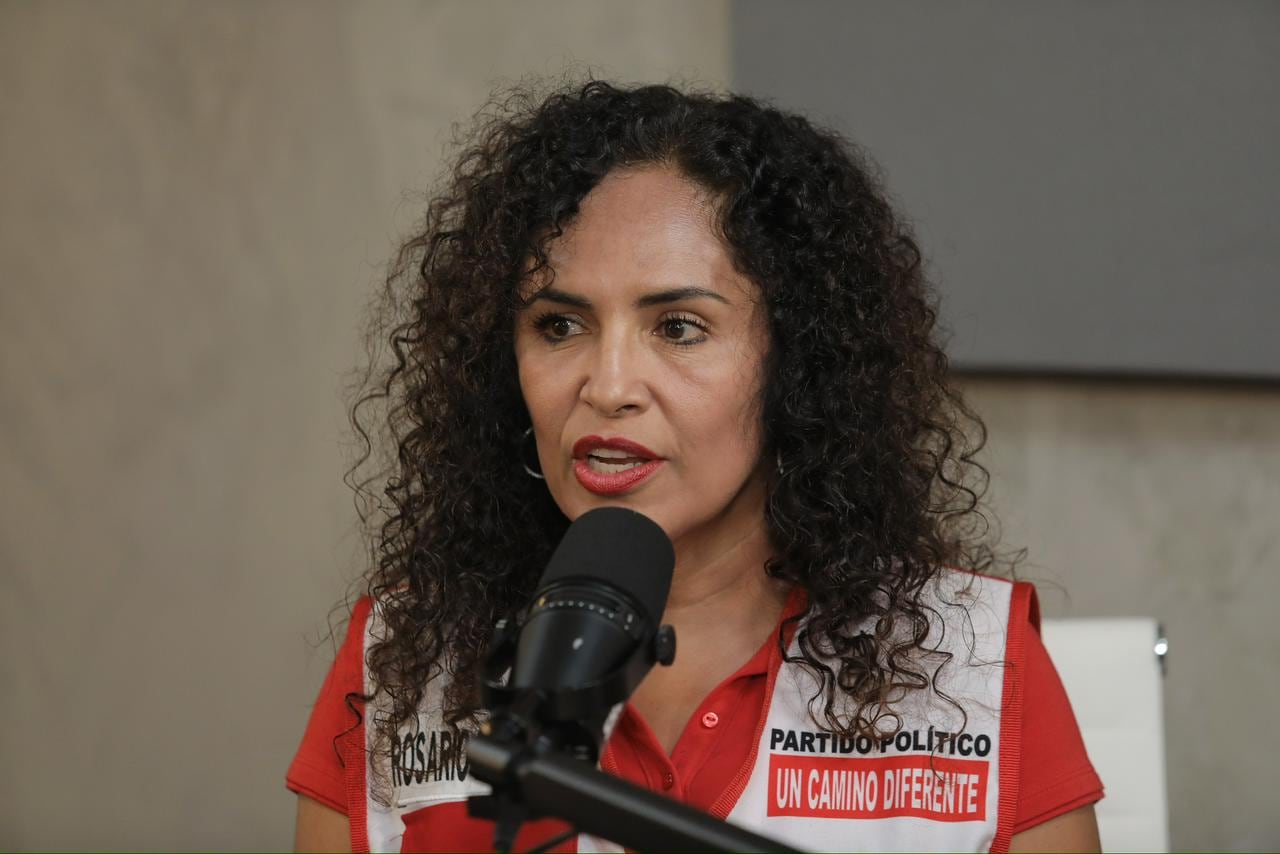 Rosario Fernández, hermana de Arturo Fernández, encabeza la plancha presidencial de Un Camino Diferente. (Foto: Joel Alonzo / El Comercio)