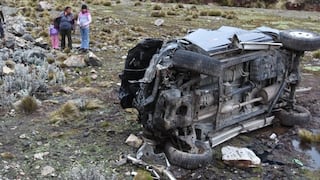 La Libertad: tres muertos dejó caída de auto a abismo en Pataz