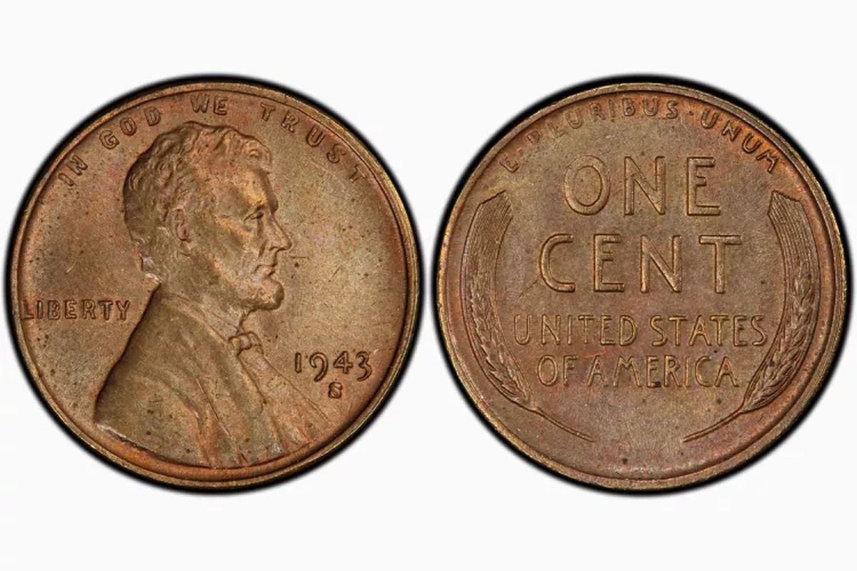 El centavo de Lincoln de cobre de 1943 (Foto: Ngccoin)