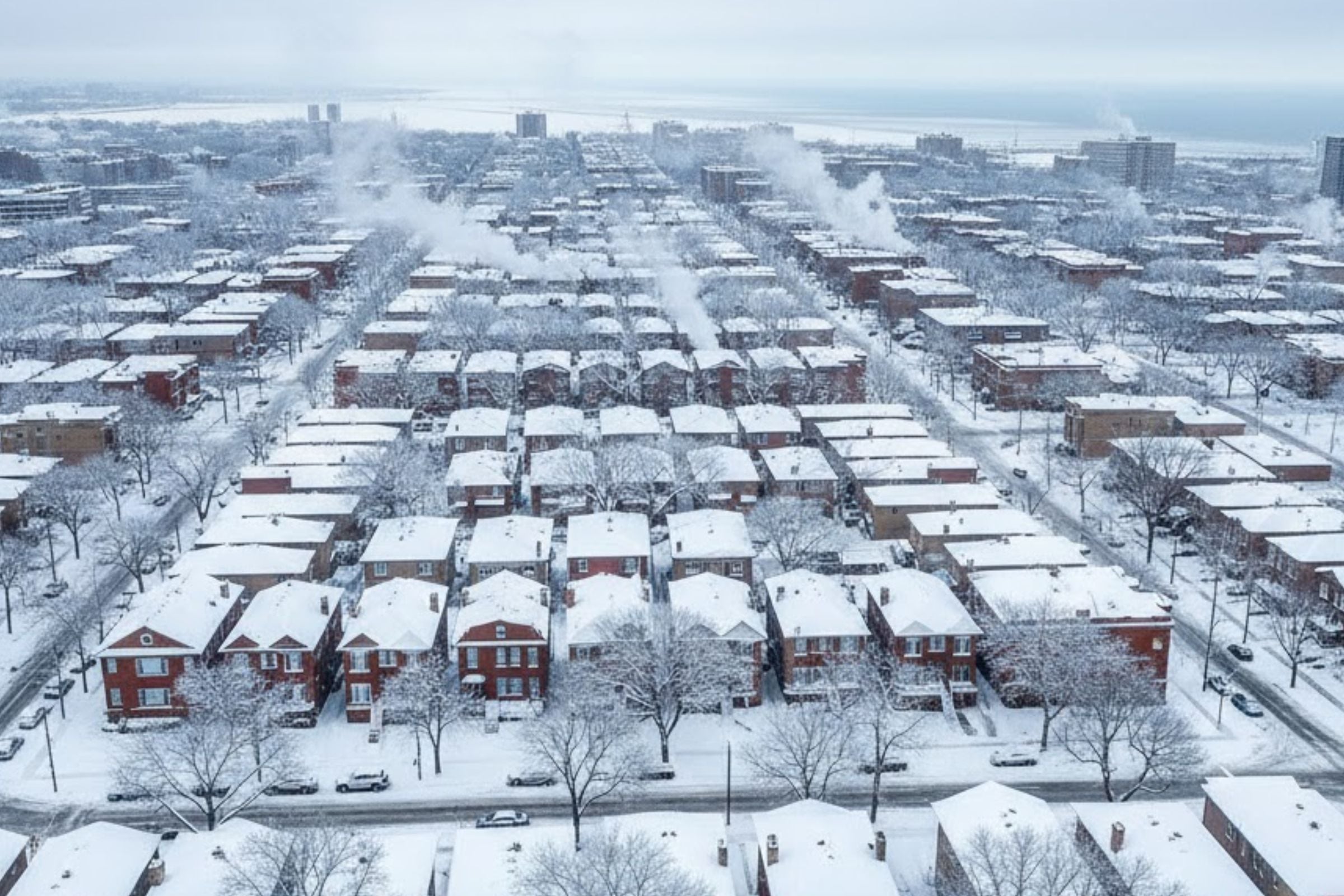 La zona sur de Chicago experimentaría sensaciones térmicas de hasta 30° bajo cero desde hoy hasta el domingo 14 de diciembre. (Crédito: Imagen creada por El Comercio MAG usando la IA de 'Gemini')
