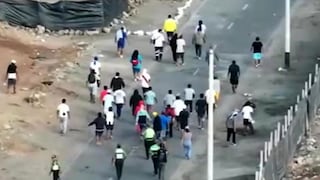 Pucusana: Policías desalojan a invasores de terrenos en Naplo