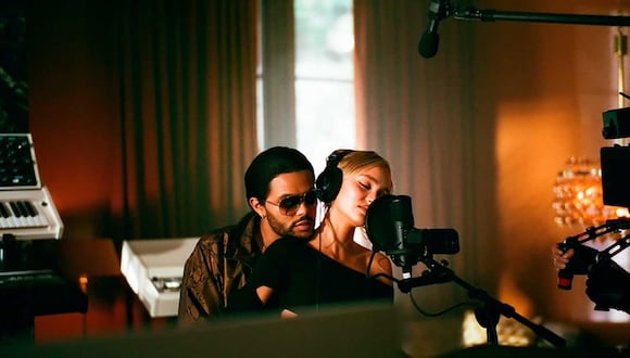 The Weeknd y Lily-Rose Depp en "The Idol".