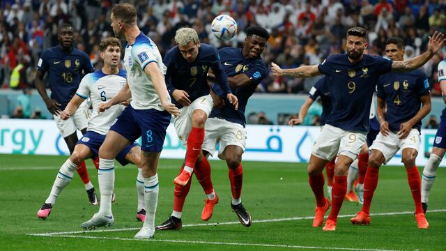 Francia dominó a Inglaterra: ‘Galos’ enfrentarán a Marruecos en semifinales