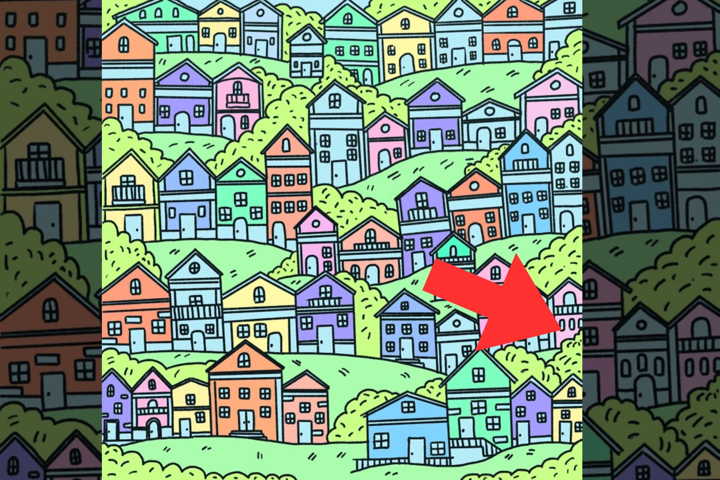 Reto visual: Pocos usuarios fueron los afortunados de encontrar la casa sin puerta en el monte. (Crédito: Genial Guru)