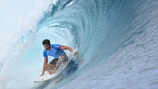 Lucca Mesinas cayó en la segunda ronda del surf de los Juegos Olímpicos