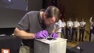 Abren cápsula del tiempo de 200 años en Estados Unidos y se llevan tremenda sorpresa