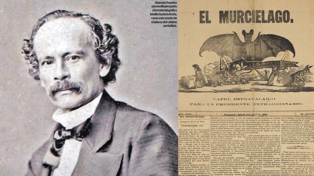 Manuel Atanasio Fuentes creó el periódico satírico "El murciélago", donde destacó con su pluma afilada.