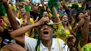 Las calles de Brasil fueron una fiesta tras la clasificación