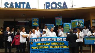 Huelga médica: jefes de servicio hospitalario renunciarían hoy
