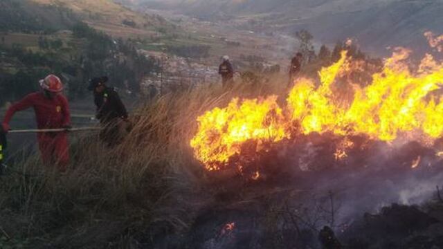 Cusco: en esta temporada de estío se han registrado 35 incendios forestales