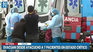 Ayacucho: 7 pacientes en estado crítico llegan a Lima para recibir atención médica