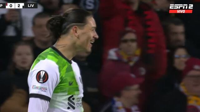 Golazo de Darwin Núñez: Liverpool vence 2-0 al Sparta en Praga por Europa League | VIDEO