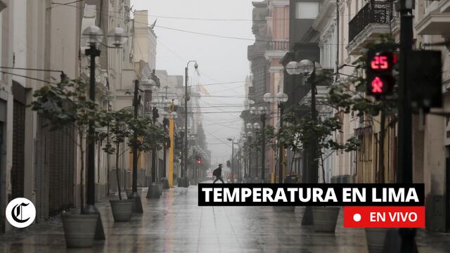 Lo último de temperatura en LIMA este, 28 de marzo según el Senamhi