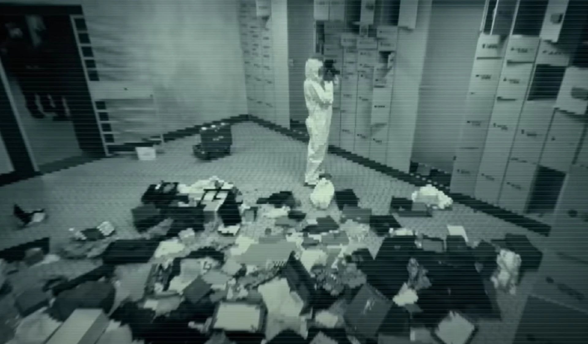 Imagen real de la bóveda que fue ultrajada para robar los diamantes (Foto: Netflix)