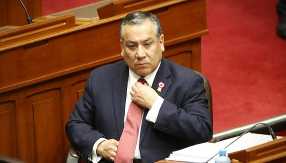 Gustavo Adrianzén, presidente del Consejo de Ministros, se presentó ante el pleno del Congreso para pedir el voto de confianza | Foto: jorge.cerdan/@photo.gec