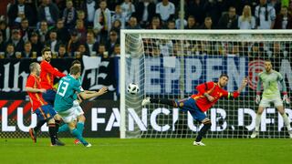 España vs. Alemania: Müller anotó espectacular gol con este 'misil' | VIDEO