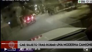 Tras persecución en La Molina, capturan a sujeto que robó camioneta 4x4 | VIDEO