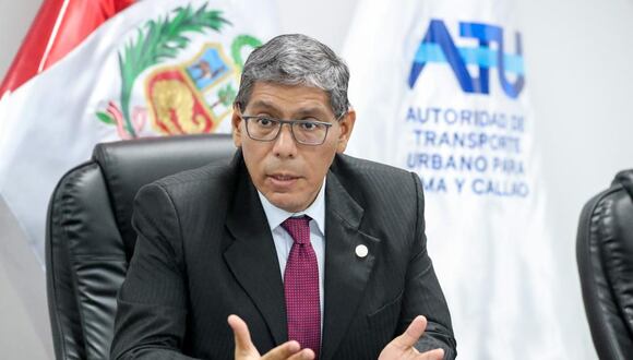José Aguilar, presidente de la ATU, presenta su renuncia al cargo. Así lo informó el ministro de Transportes, Raúl Pérez Reyes (Foto: @ATU_GobPeru)