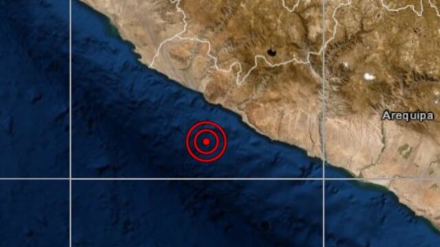 Arequipa: sismo de magnitud 4,8 se reportó en Chala, señala IGP
