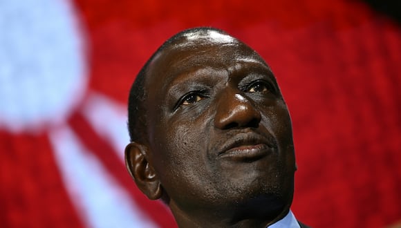 El presidente de Kenia, William Ruto. (Foto de Brendan SMIALOWSKI / AFP)