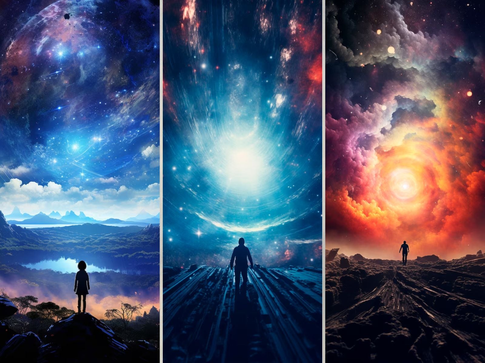 Test de personalidad: Uno de estos universos tiene algo importante que revelarte. Elige uno. (Creación: Mag / Freepik)