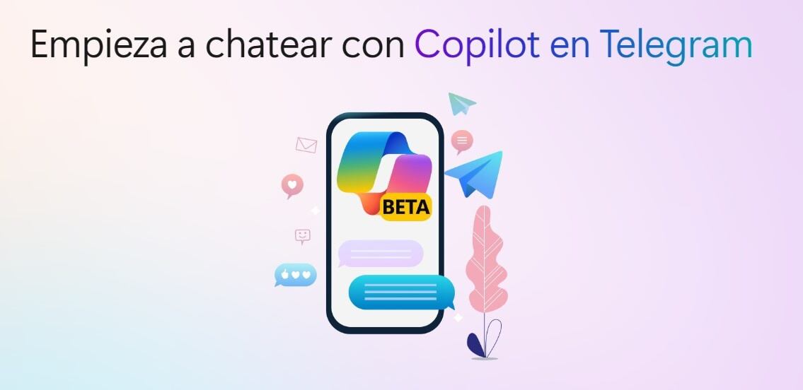 La IA Copilot de Microsoft ahora está disponible en Telegram para conversaciones más inteligentes.